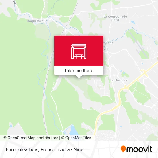 Europôlearbois map