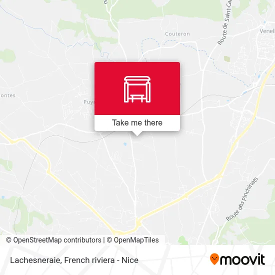 Lachesneraie map