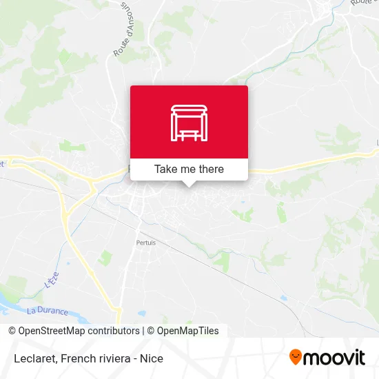 Leclaret map