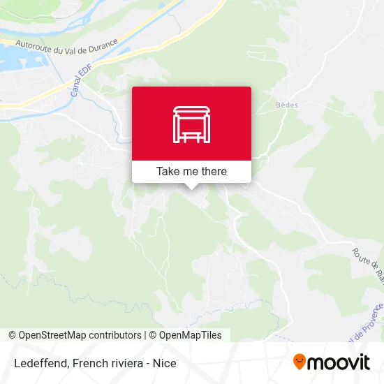 Ledeffend map