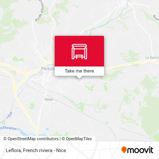 Leflora map