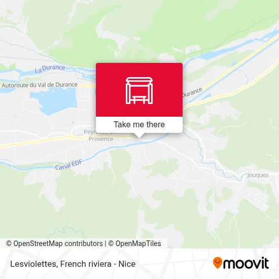 Lesviolettes map