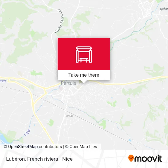 Lubéron map
