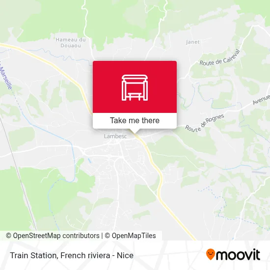La Gare map