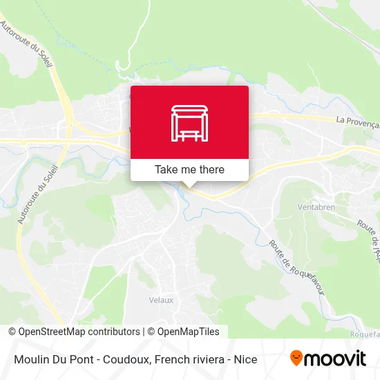 Moulin Du Pont - Coudoux map