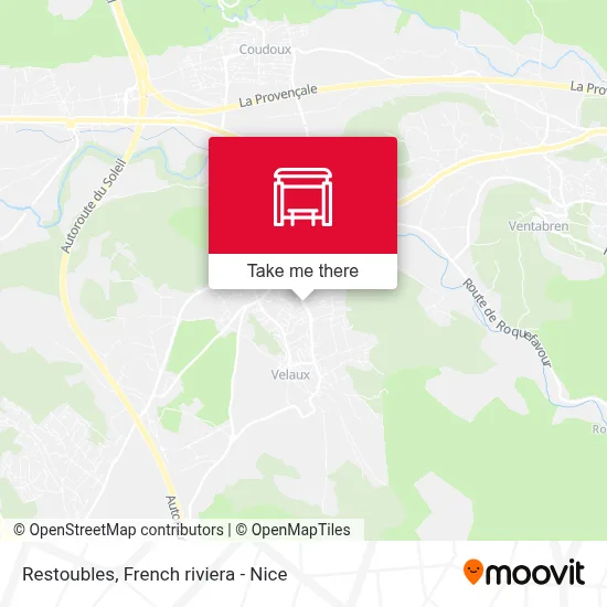 Mapa Restoubles