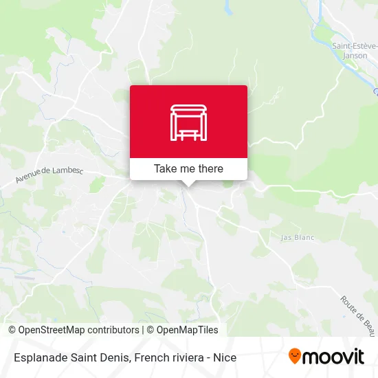 Esplanade Saint Denis map