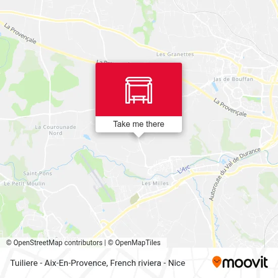 Tuiliere - Aix-En-Provence map