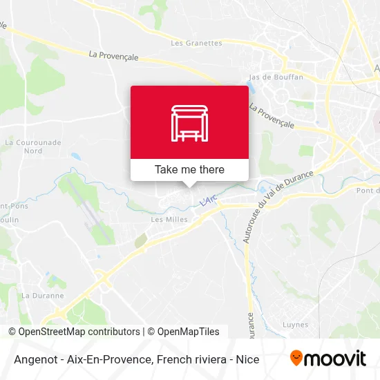 Angenot - Aix-En-Provence map