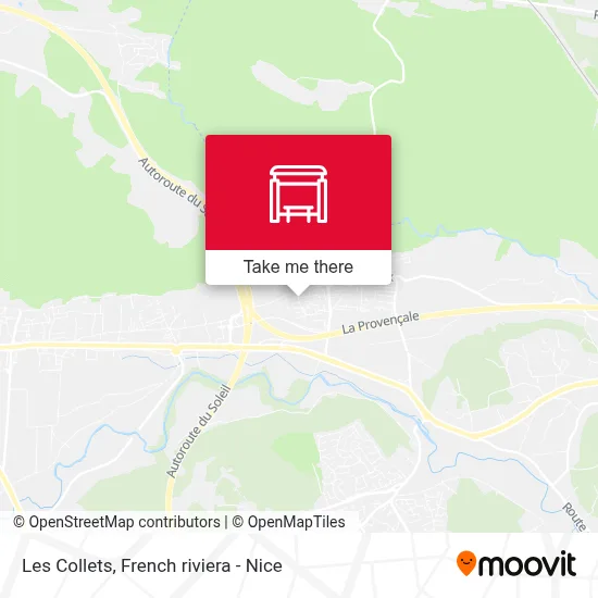 Les Collets map