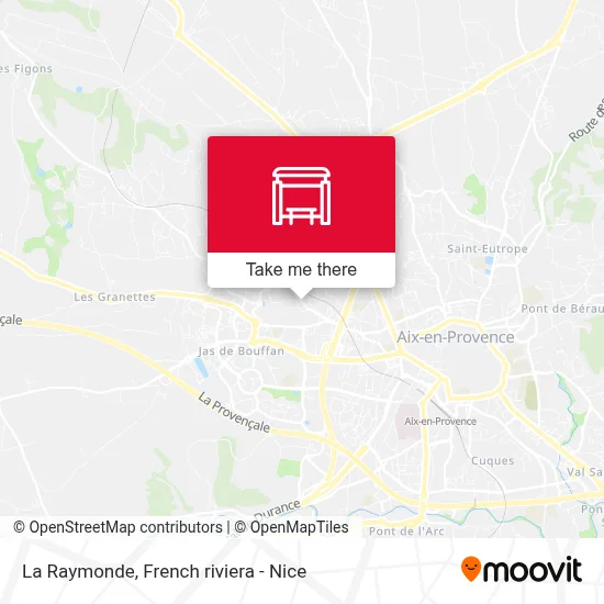 La Raymonde map