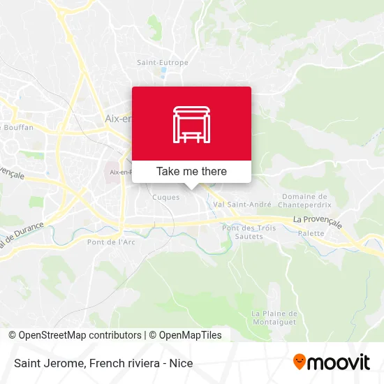Saint Jerome map