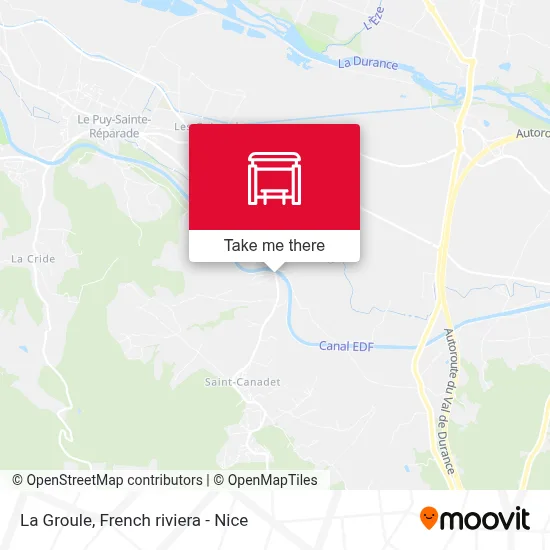La Groule map