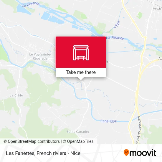 Les Fanettes map