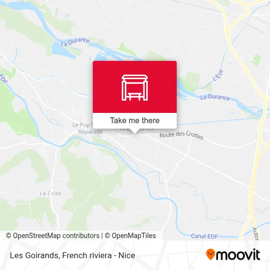 Les Goirands map