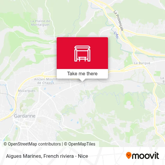 Aigues Marines map