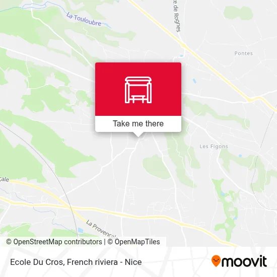 Ecole Du Cros map