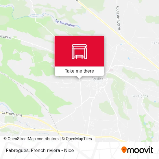 Fabregues map