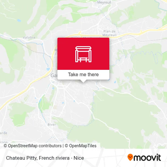 Mapa Chateau Pitty