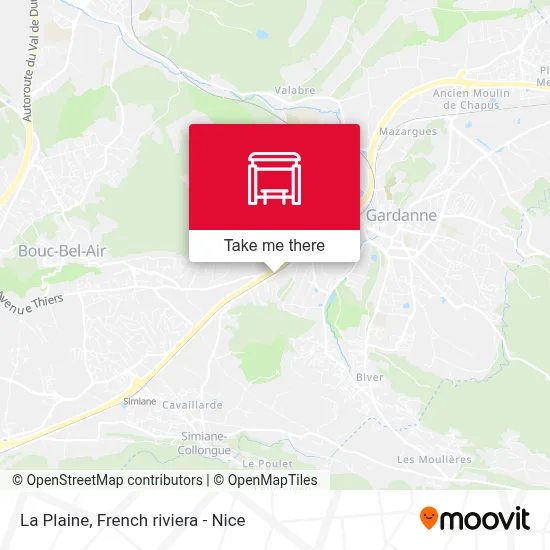 La Plaine map