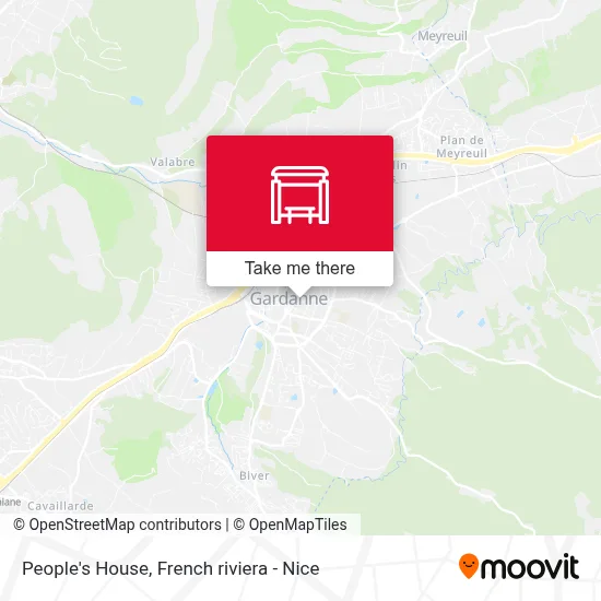 Maison Du Peuple map
