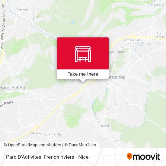 Parc D'Activites map