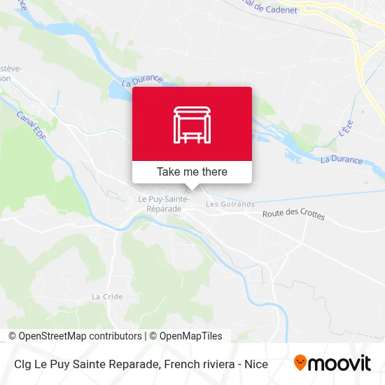 Clg Le Puy Sainte Reparade map