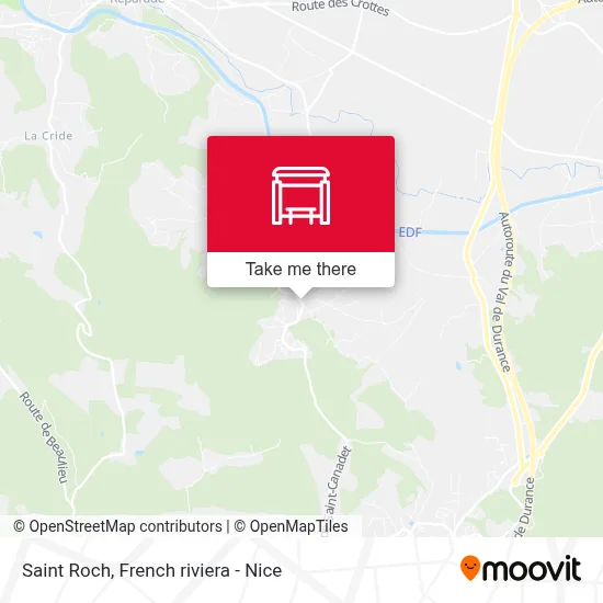 Saint Roch map