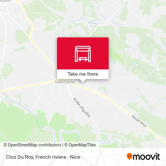 Clos Du Roy map