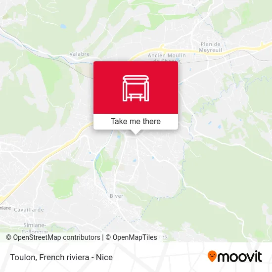 Toulon map