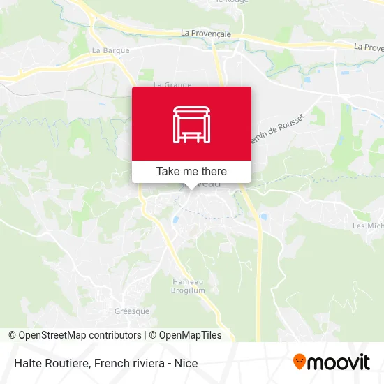 Mapa Halte Routiere
