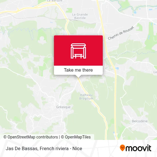 Jas De Bassas map