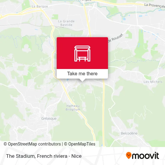 Mapa Le Stade