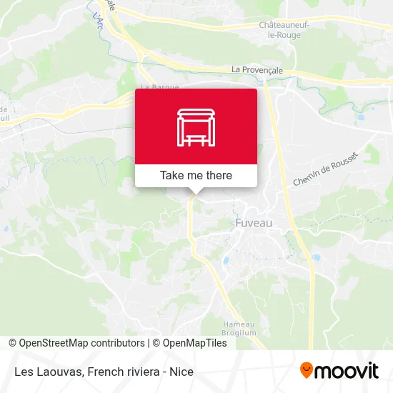 Les Laouvas map