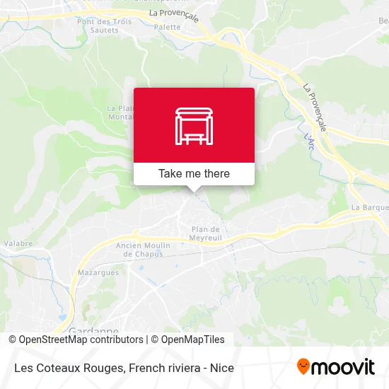 Les Coteaux Rouges map