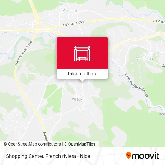 Centre Commercial map