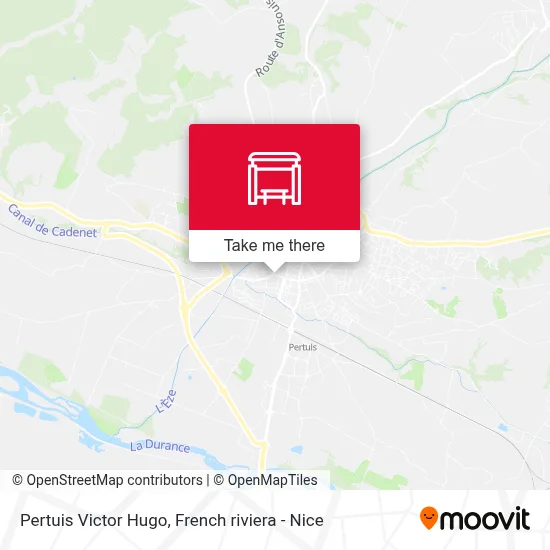 Pertuis Victor Hugo map