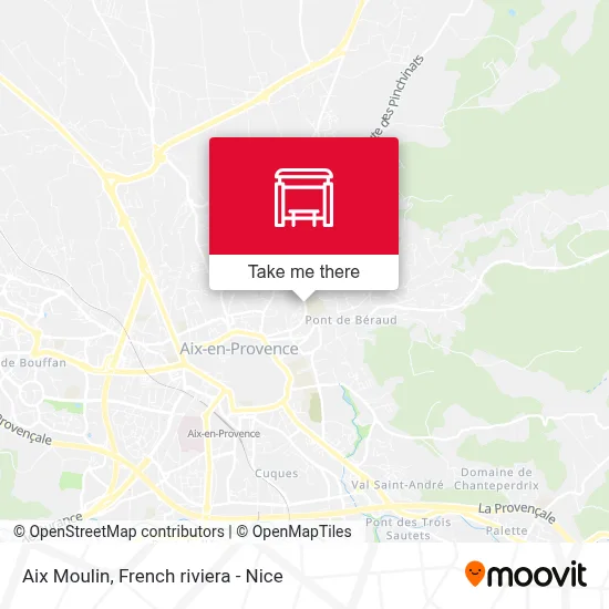 Aix Moulin map