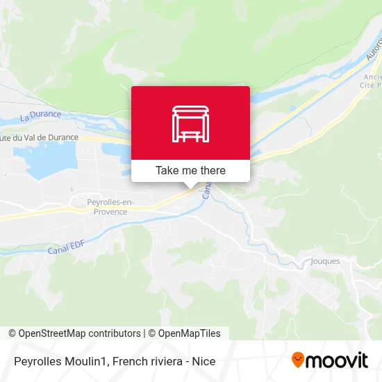 Peyrolles Moulin1 map