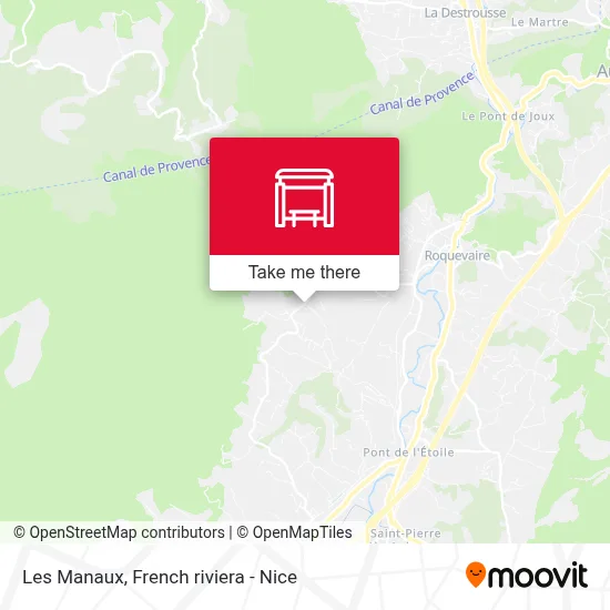 Les Manaux map