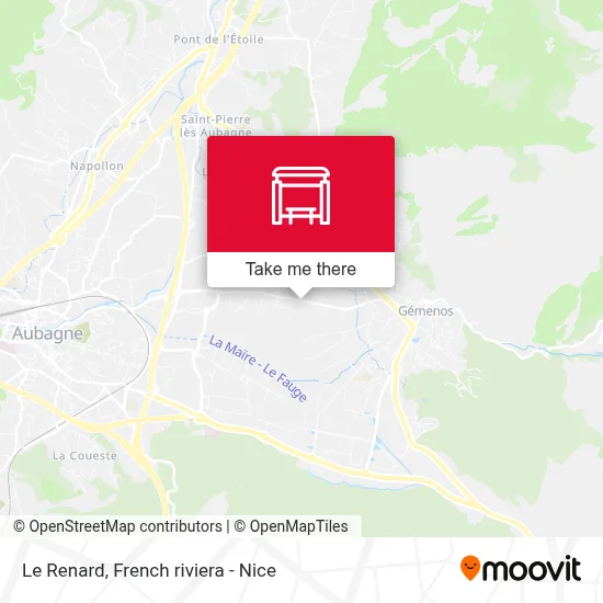 Le Renard map