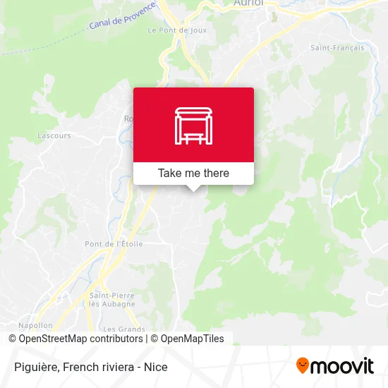 Piguière map