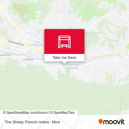 Le Mouton map