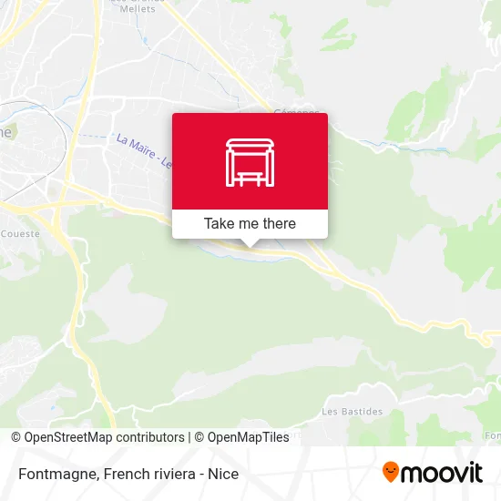 Fontmagne map