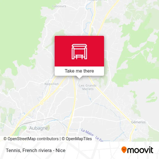 Tennis map