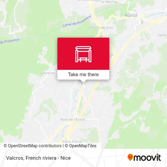 Valcros map
