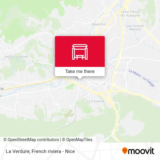 La Verdure map