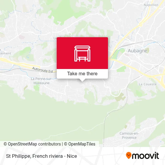 St Philippe map