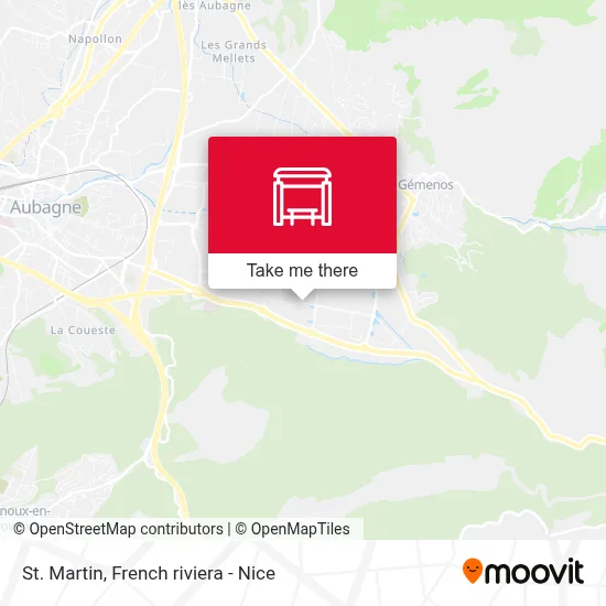 Mapa St Martin