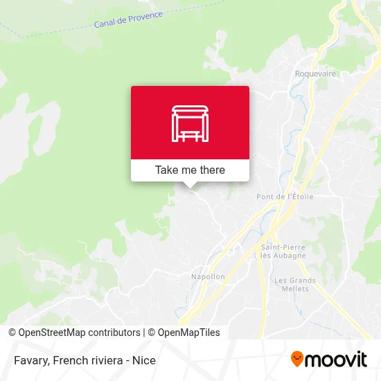 Favary map